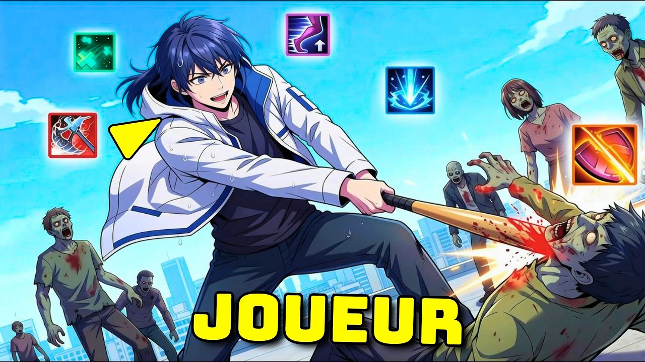 Dans lapocalypse Lui seul gagne des compétences en tuant les zombies comme un jeu! - Résumé Manhwa