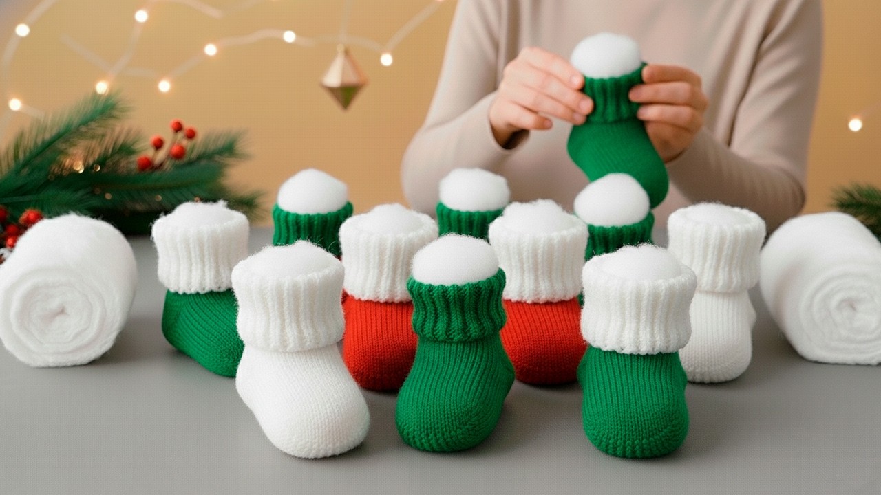 IT'S SO EASY!😍 I MAKE 20 A DAY AND SELL THEM ALL! CUTE DIY CHRISTMAS SNOWMEN!