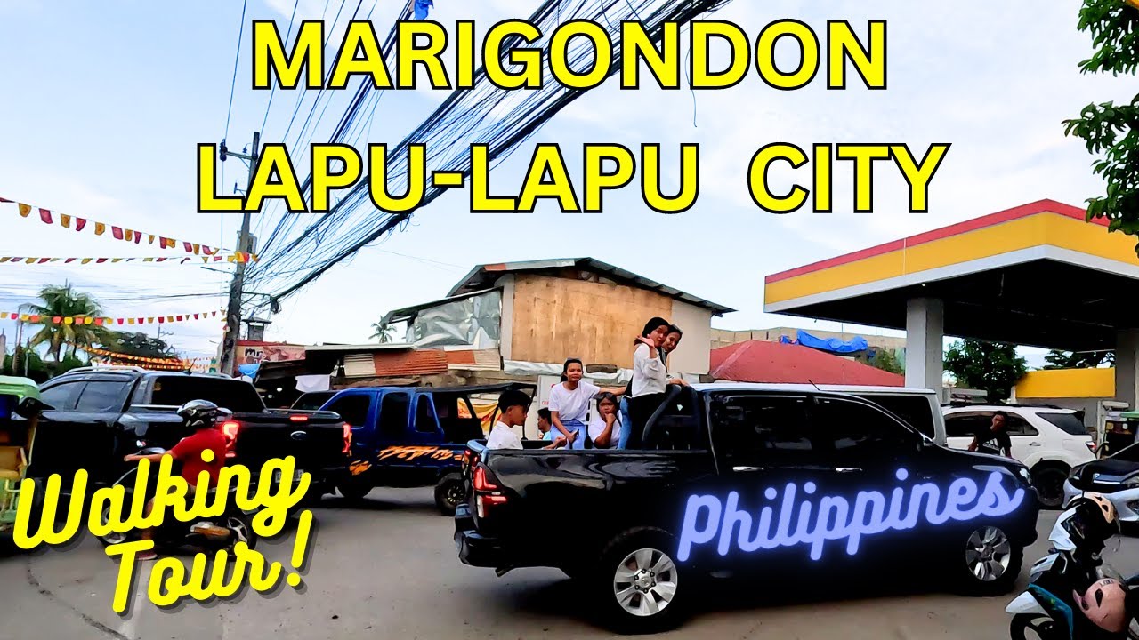 WALKING in MARIGONDON, LAPU-LAPU CITY, PHILIPPINES | Street Walking Tour