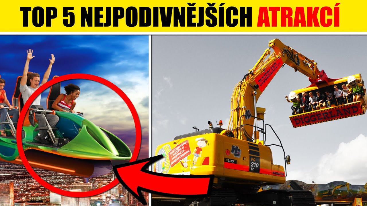 TOP 5 nejpodivnějších ATRAKCÍ V ZÁBAVNÍCH PARCÍCH