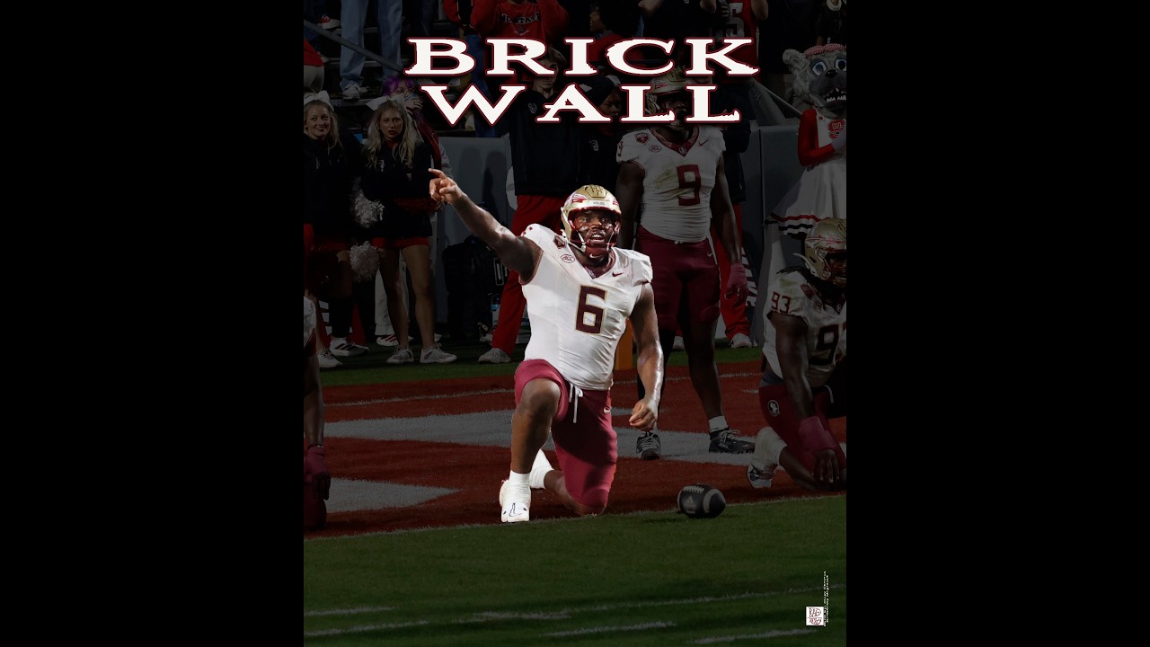 Darrell Jackson, Jr. DT-FSU | Brick Wall | 2026 NFL Draft DTs