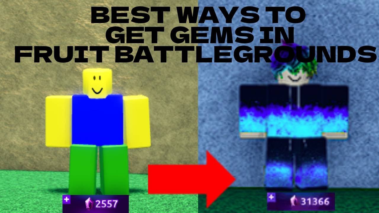 best way to get gems in fruit battlegrounds