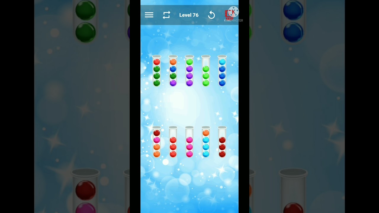 Ball in Order level-76(⭐⭐⭐)#shorts,#youtubeshort,#shortvideo,#KingShaktie,#short