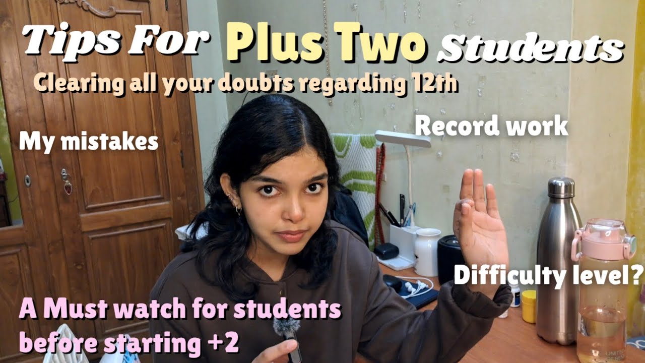 Tips for PLUS TWO Students 📝 || 12TH GRADERS || Lonely Lunar 