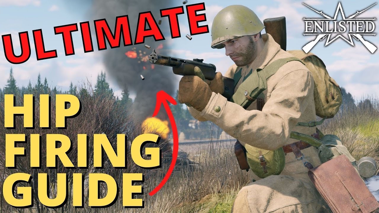 ENLISTED - How to win and improve PVP shooting like a PRO! New player Hip-firing tutorial and guide