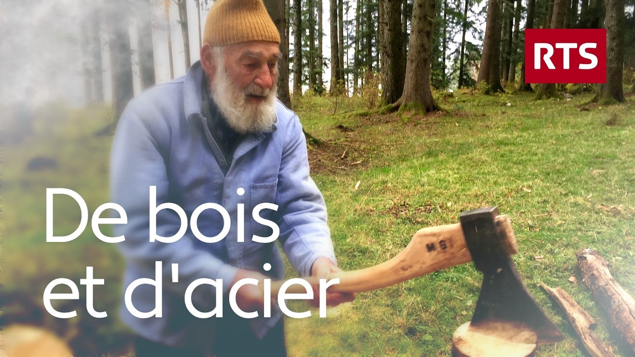 Bûcheronner à l’ancienne  avec un forgeron et des bûcherons passionnés