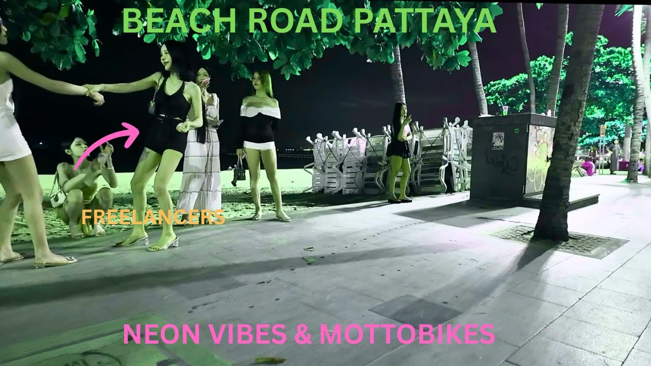 Beach Road Pattaya | Nightlife, Motorbikes & Street Energy📝