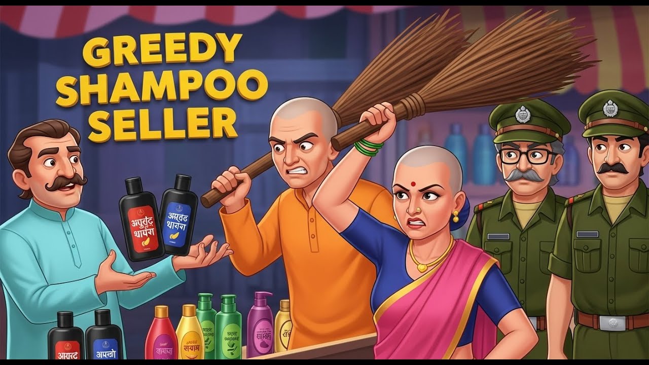 Greedy Shampoo Seller | Learn English | English Stories | English Animated Stories | Moral Stories