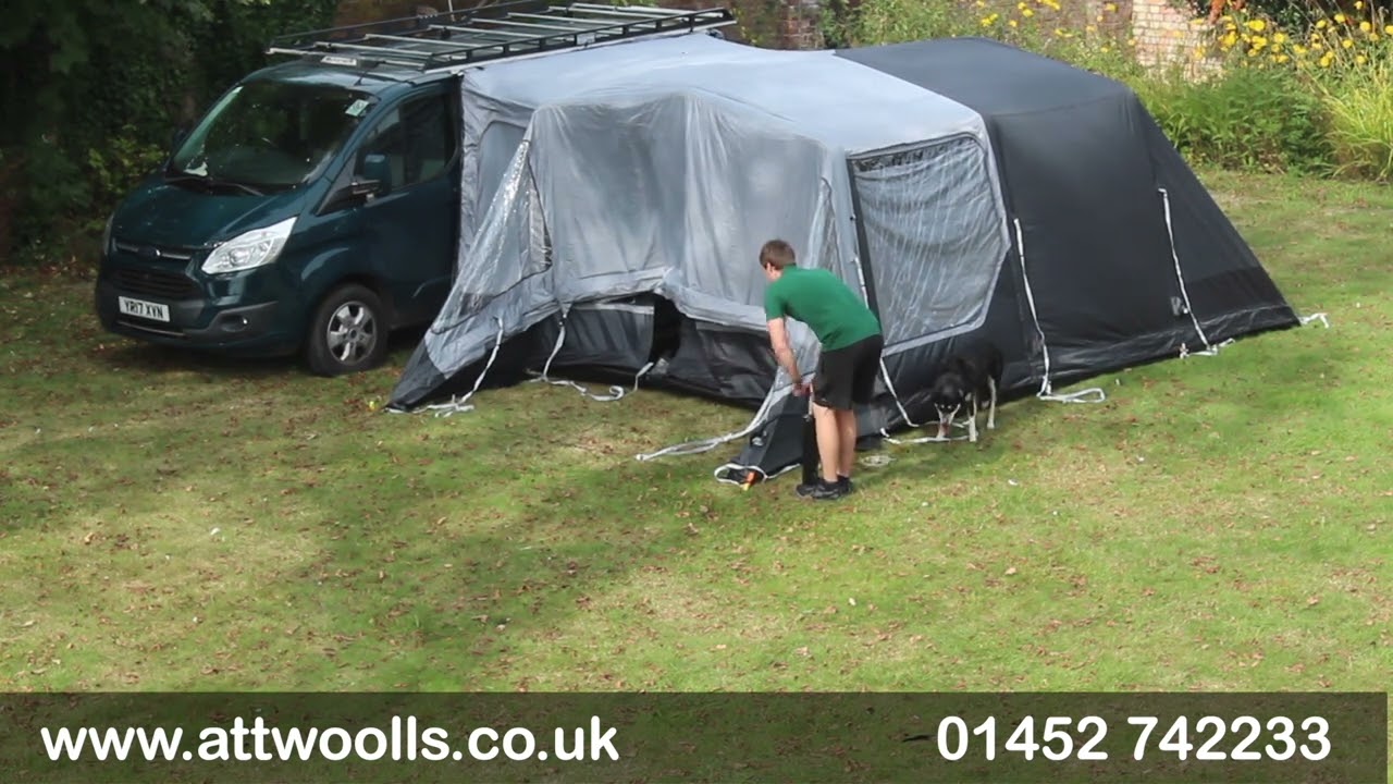 Dometic Rarotonga DA 401 Driveaway Awning Pitching & Packing (Real Time) Video