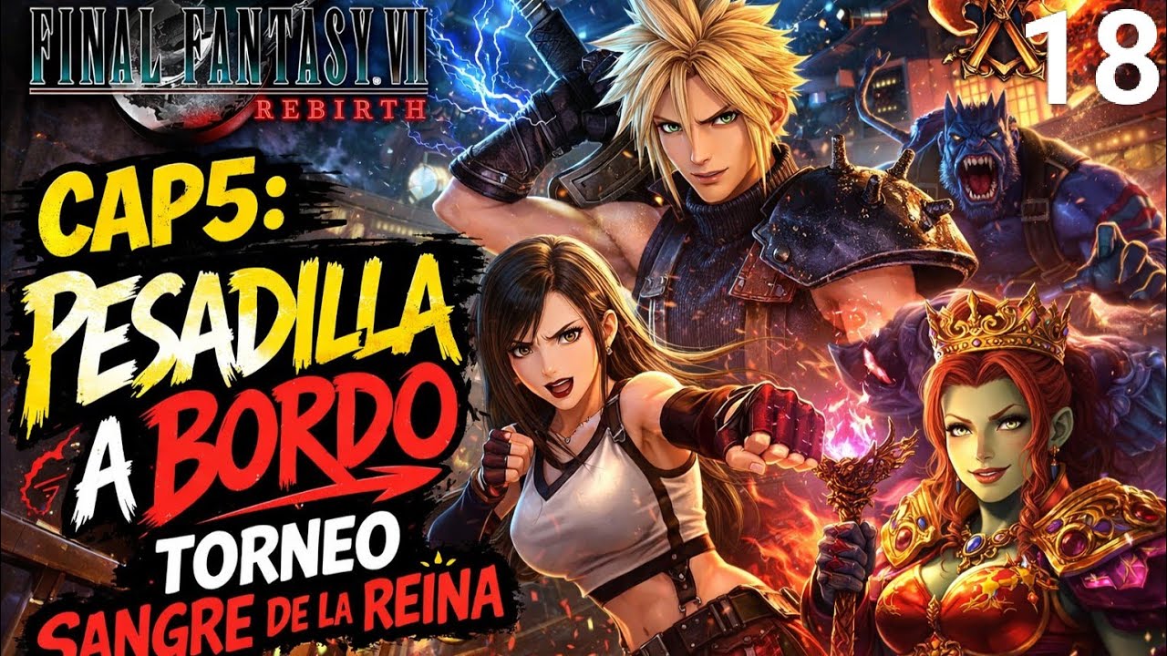 Final Fantasy VII Rebirth №18 Capítulo 5: Pesadilla a bordo - PS5