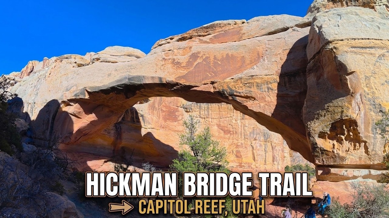 Hickman Bridge Trail Hike | Capitol Reef National Park | Utah 4K
