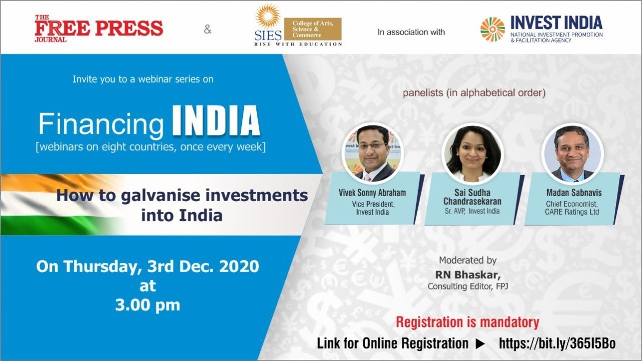 Financing INDIA | How to galvanise investments into India  | Panel Discussion