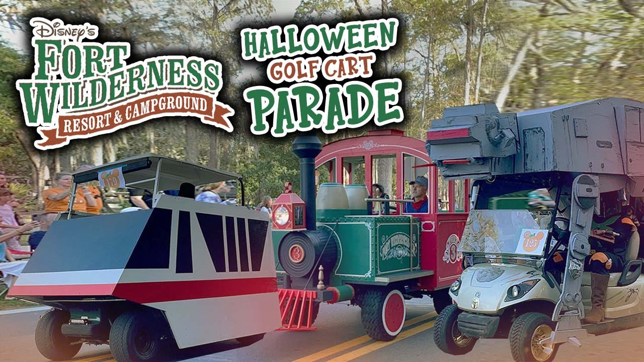 2022 Disney’s Fort Wilderness Halloween Golf Cart Parade