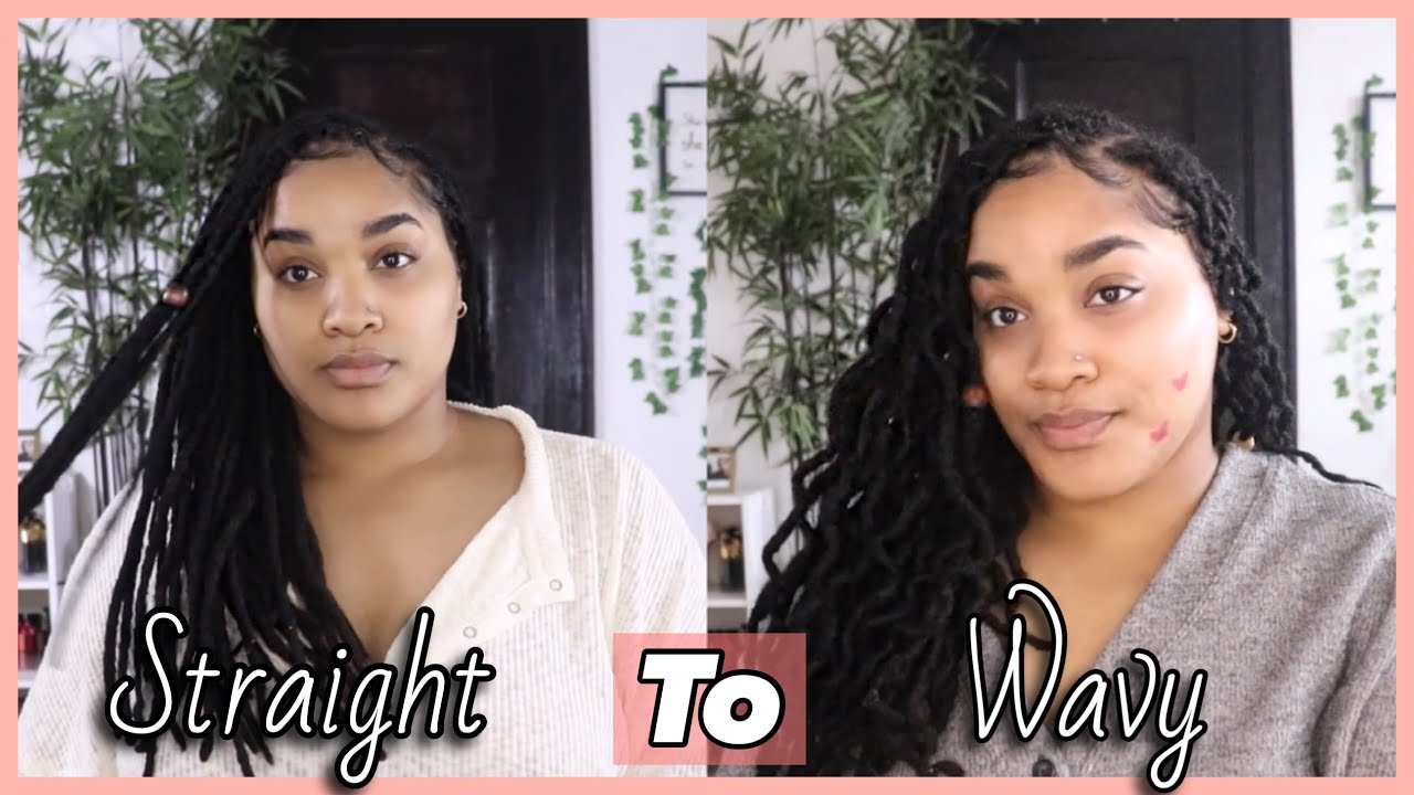 Straight to Wavy Locs #Locs