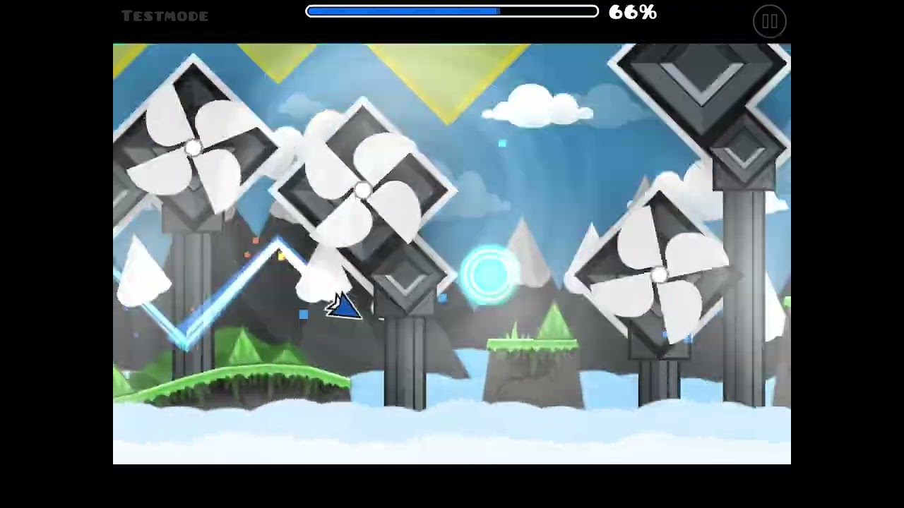 Wind Storm 30-100% Run | Geometry Dash