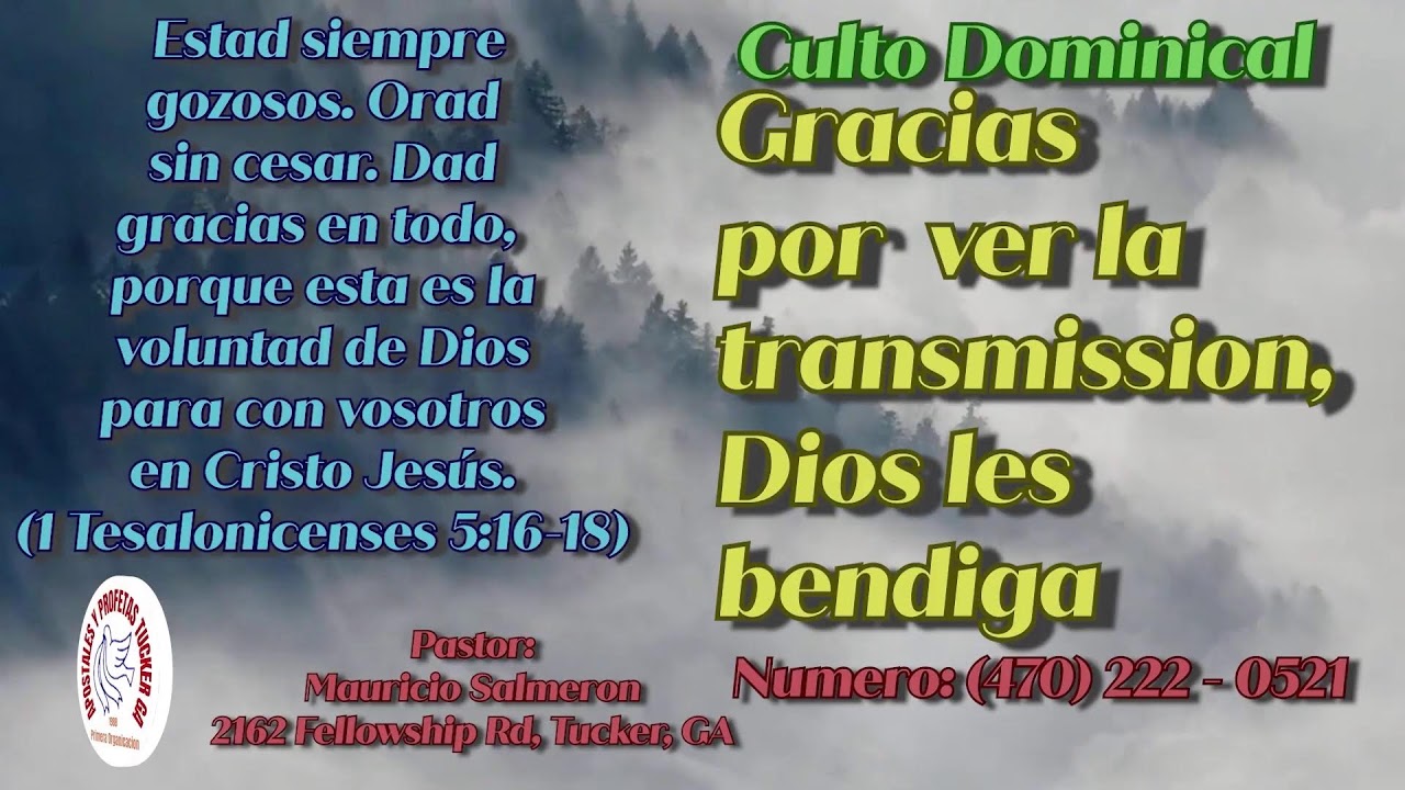 Primer Culto Del Año 01/01/2026