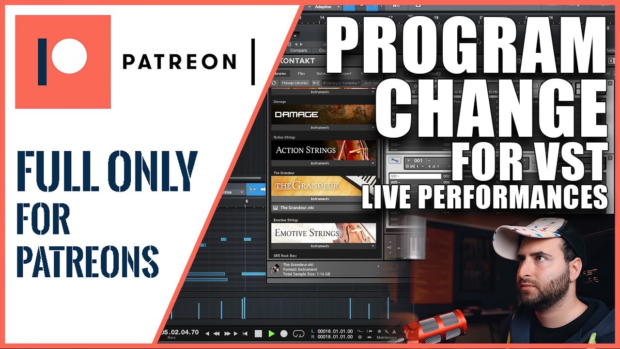 #6 - How to use VST Program Change in Studio One 4 for LIVE SESSION - Studio One Tutorial