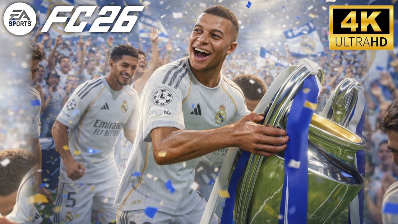 EA FC 26 - Real Madrid vs Barcelona - UCL 2026 Final | 4K HDR