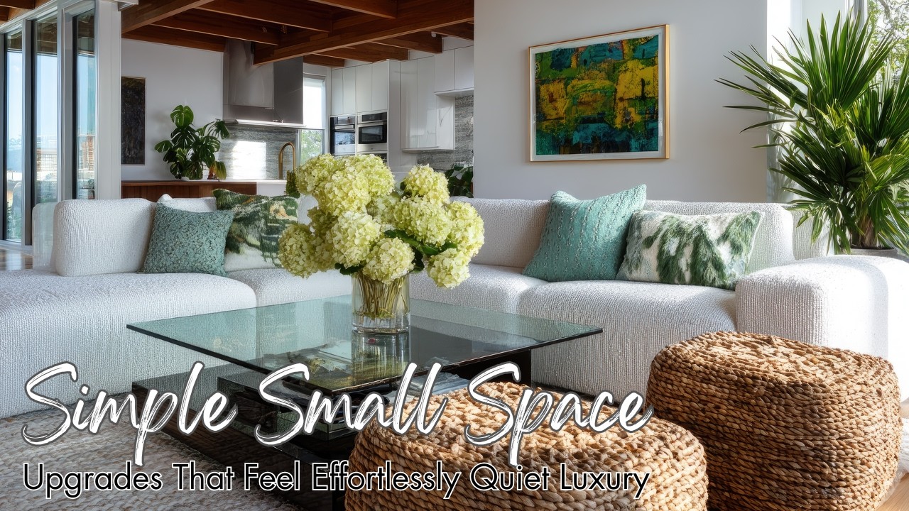 Simple Small Space Upgrades That Feel Effortlessly Quiet Luxury