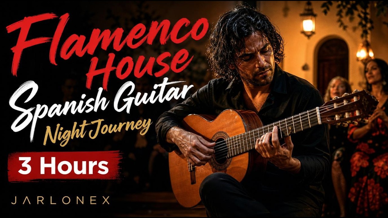Flamenco House Ritual — Spanish Guitar Night Journey (3 Hours) | JARLONEX
