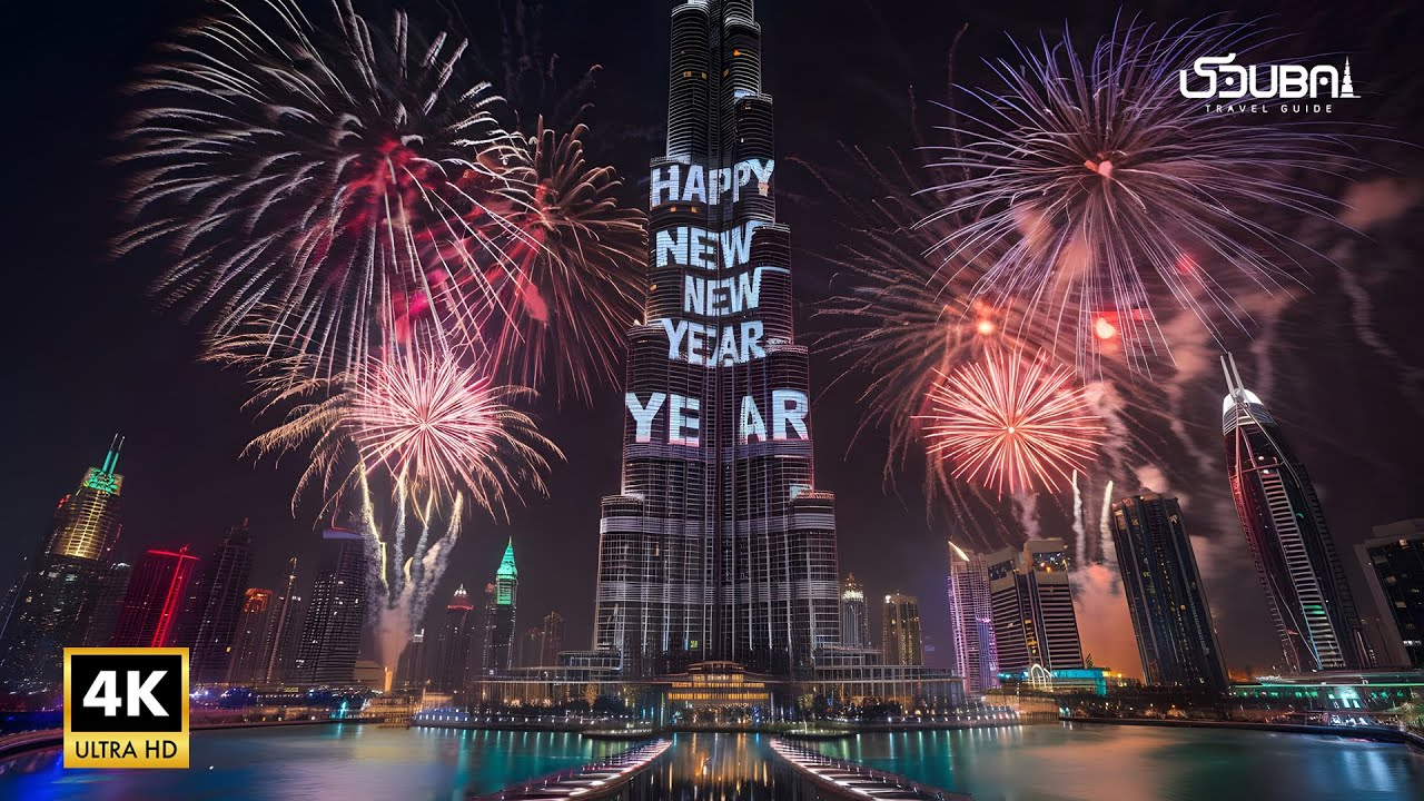 Compilation of Best Fireworks in UAE for an EPIC New Year Celebration