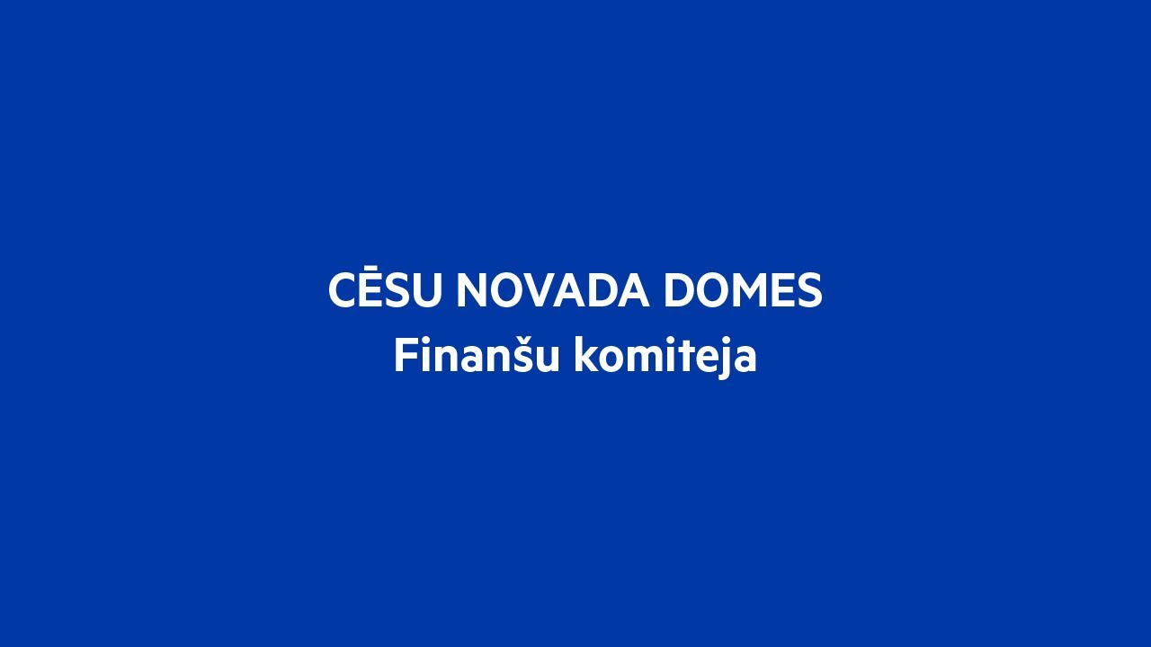 Finanšu komiteja (08.01.2026)