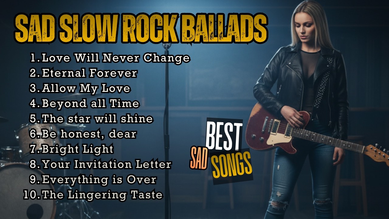 💔 EMOTIONAL SAD SLOW ROCK – HEART TOUCHING LOVE SONGS THAT HEAL YOUR SOUL | Golden Sunset Music