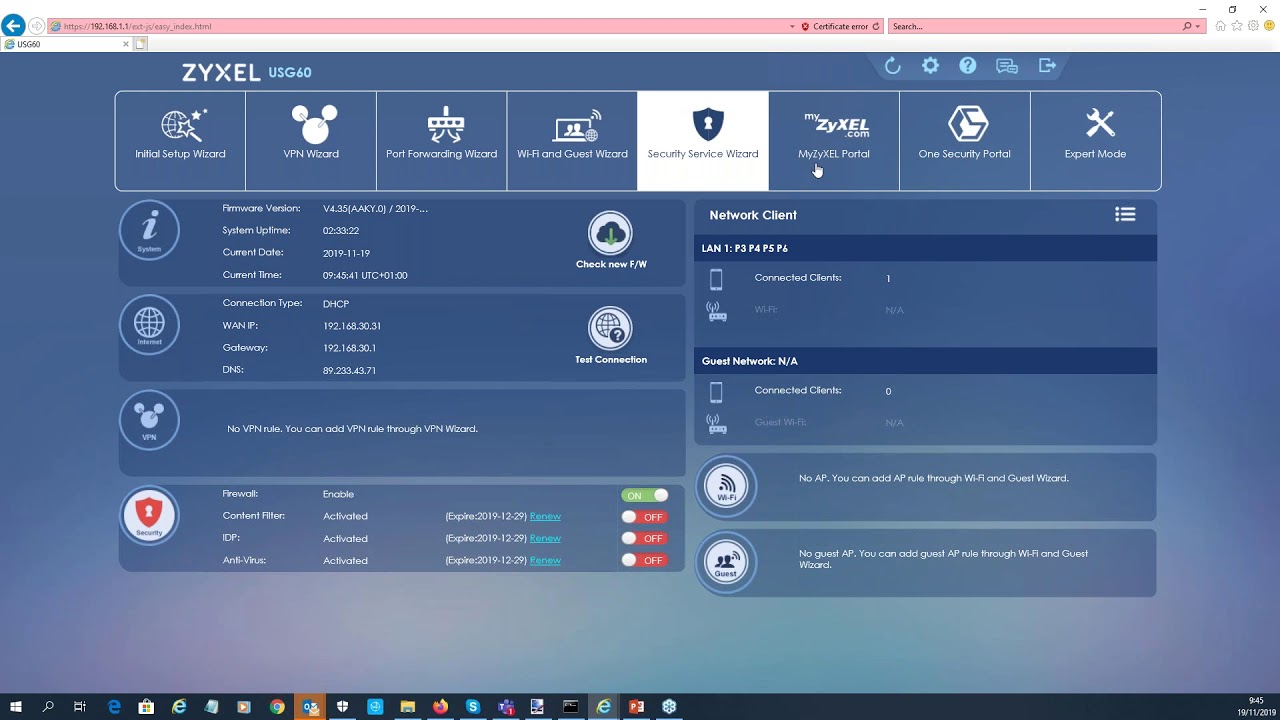Configura el Firewall de Zyxel desde cero