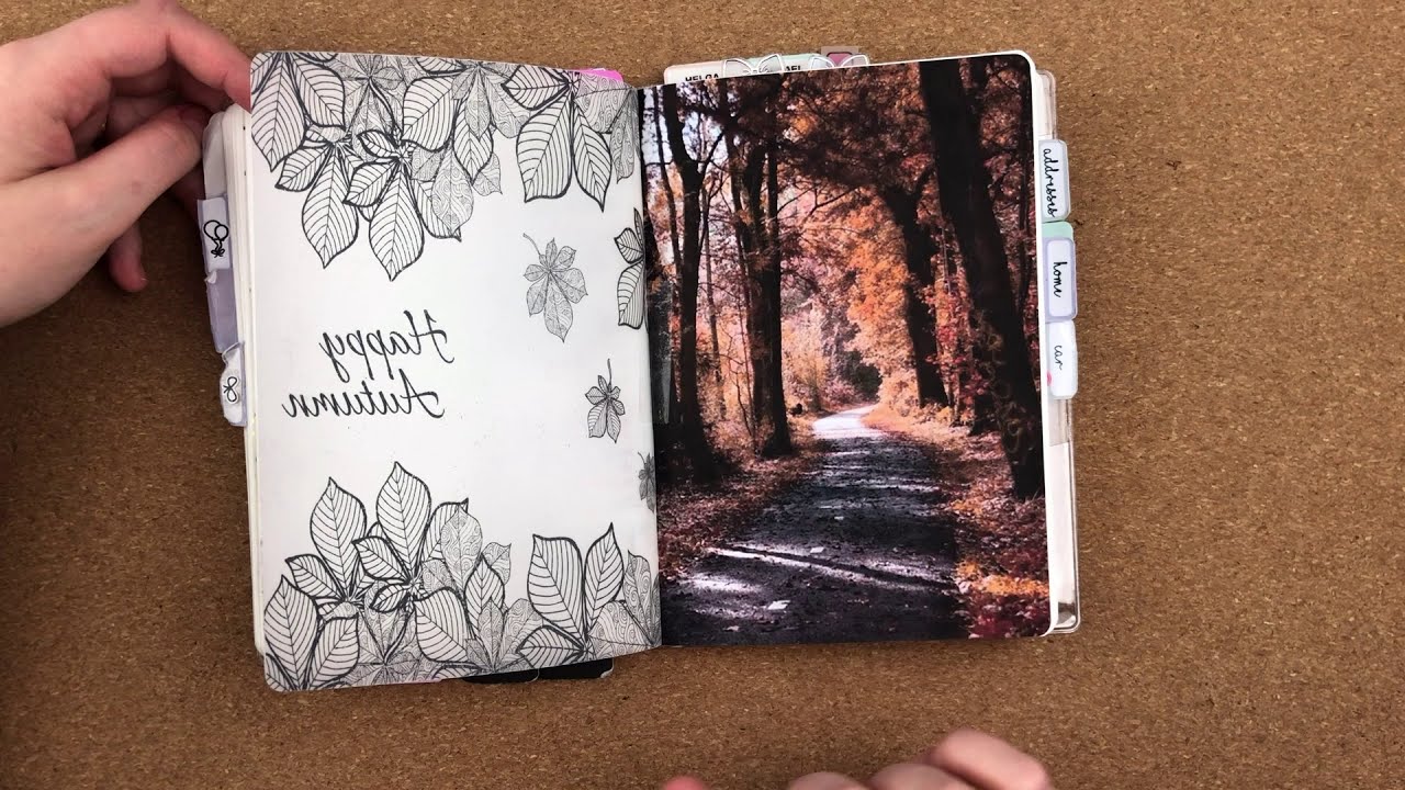 October 2020 flip through in my bullet journal