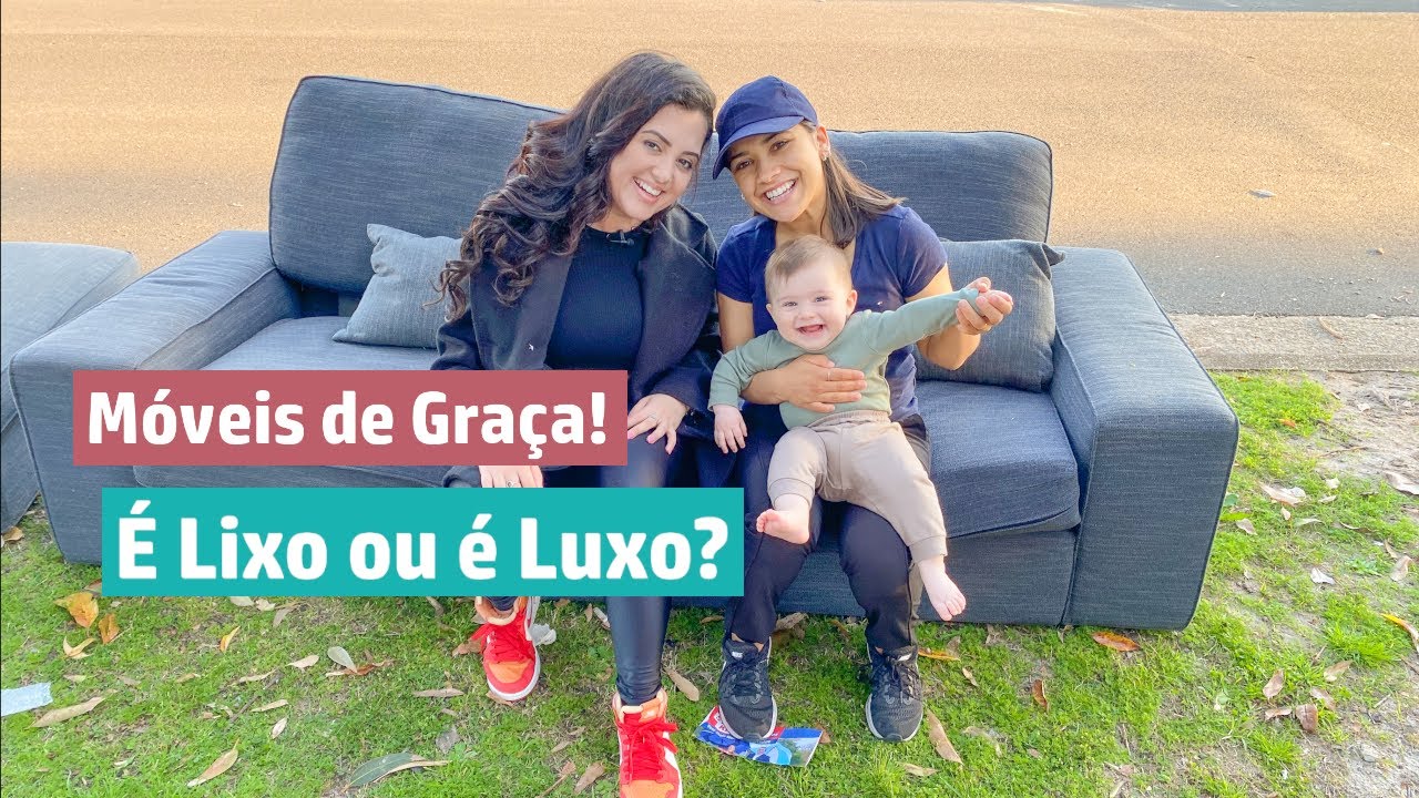 É LIXO ou É LUXO - Pegamos móveis de graça para uma amiga!