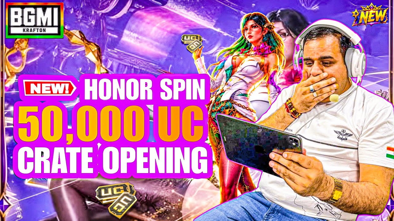 😱50,000UC CRATE OPENING | MAFIABROTHERYT| NEW HONOR SPIN CRATE OPENING🥰