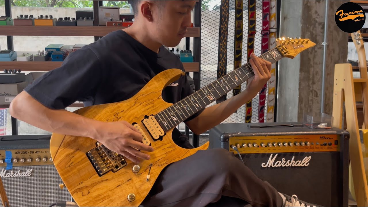 Ibanez J custom RG8570Sp NT 2015 Spalt Maple #fusionmusic #guitar #ibanez #ibanezjapan #ibanezrg