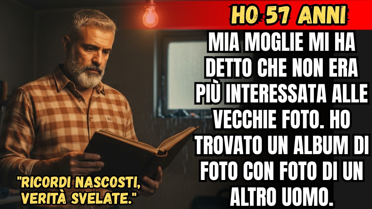 MIA MOGLIE MI HA DETTO CHE NON ERA PIÙ INTERESSATA ALLE VECCHIE FOTO. HO TROVATO UN ALBUM DI FOTO...