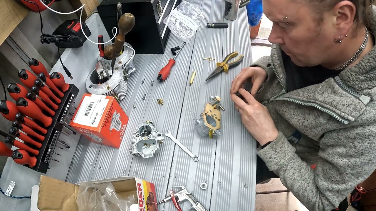 How to Re-jet VW Bay window 34 ICT weber carburettors for UK roads
