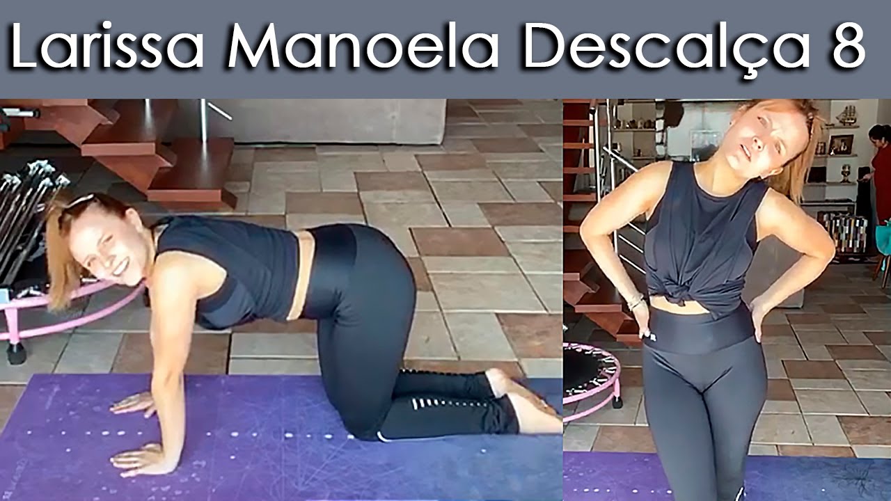 Larissa Manoela Descalça 8 (Live do Instagram)