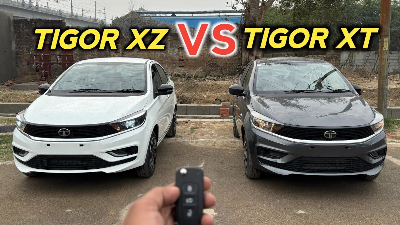 New Tata Tigor VS Tigor XZ  2025