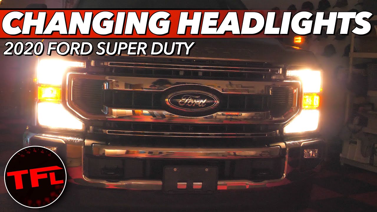 Here's How To Change or Replace Your Halogen Headlights on the Ford F-250!