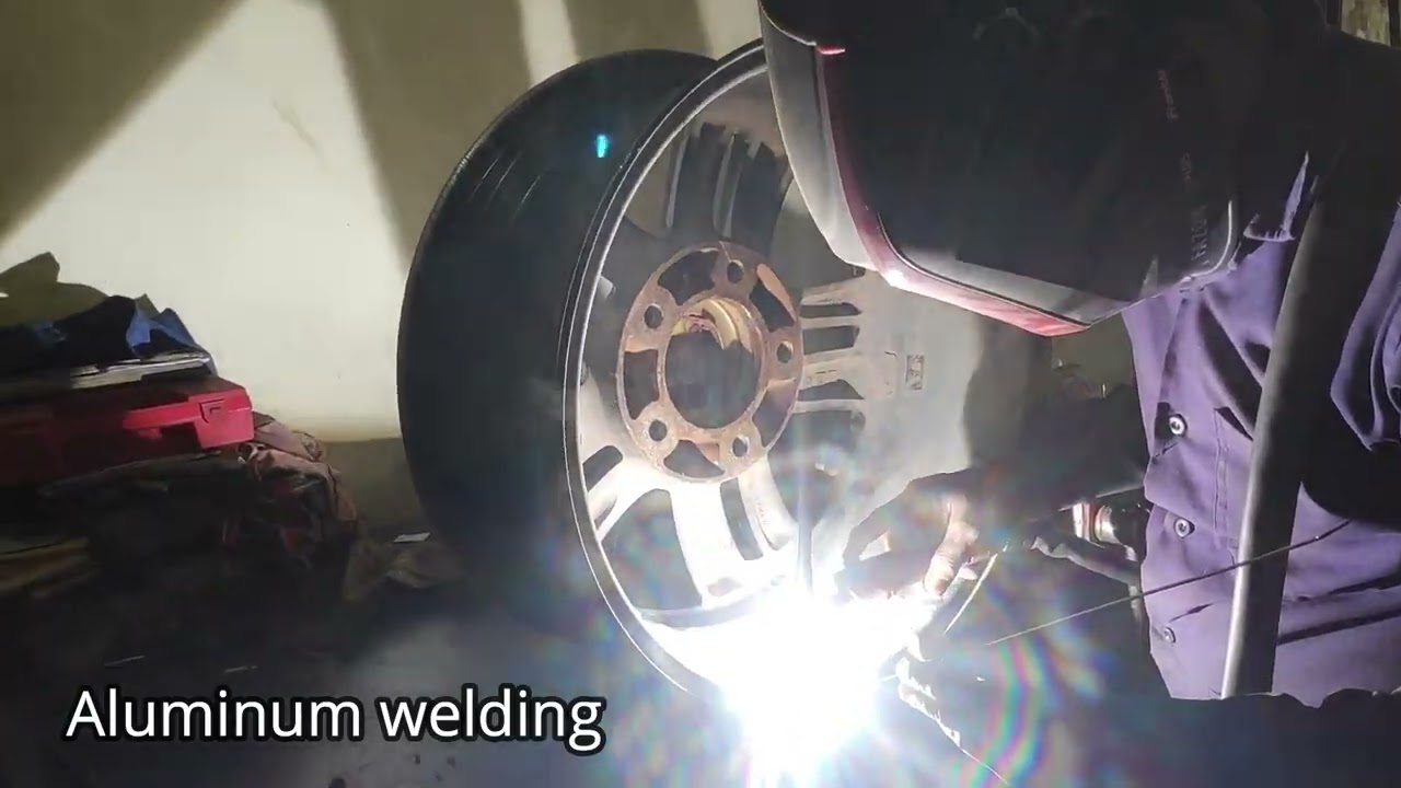 Wheel rim repair, Wheel rim aluminum welding, cracked wheel rim repair, air leak from wheel rim