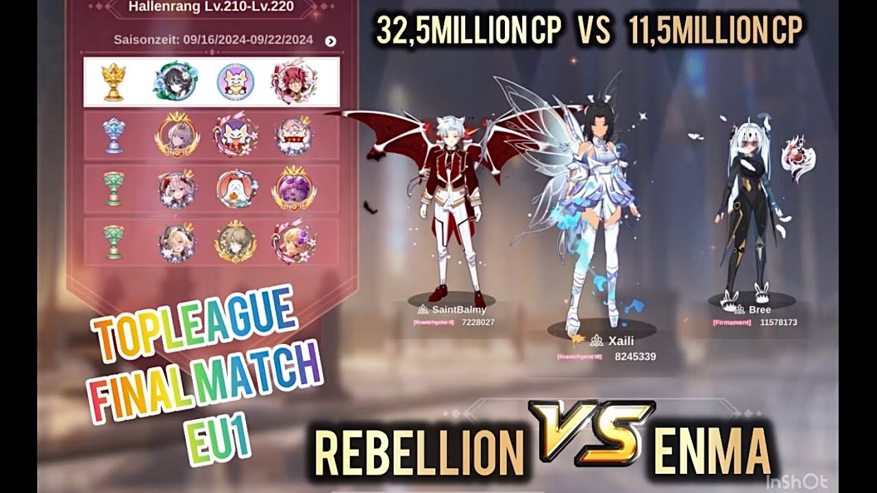 Tlon TopLeague Final Match EU1 - 22/09 ENMA VS REBELLION