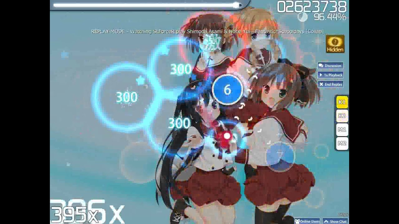 Shimoda Asami & Horie Yui - FantasticSchooldays (h3k1ru) [Collab]+HD