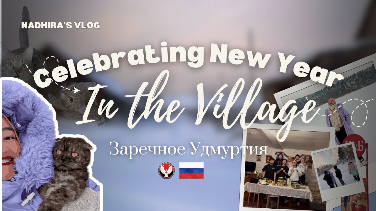 Eng Sub | Celebrating New Year in The Village in The Udmurt Republic, Russia 🎉
