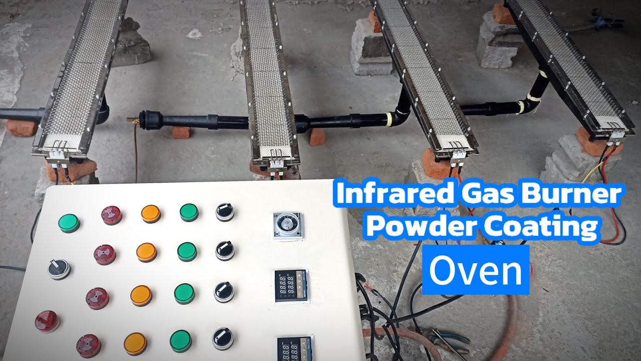 Infrared Gas Burner Otomatis untuk Oven Powder Coating.
