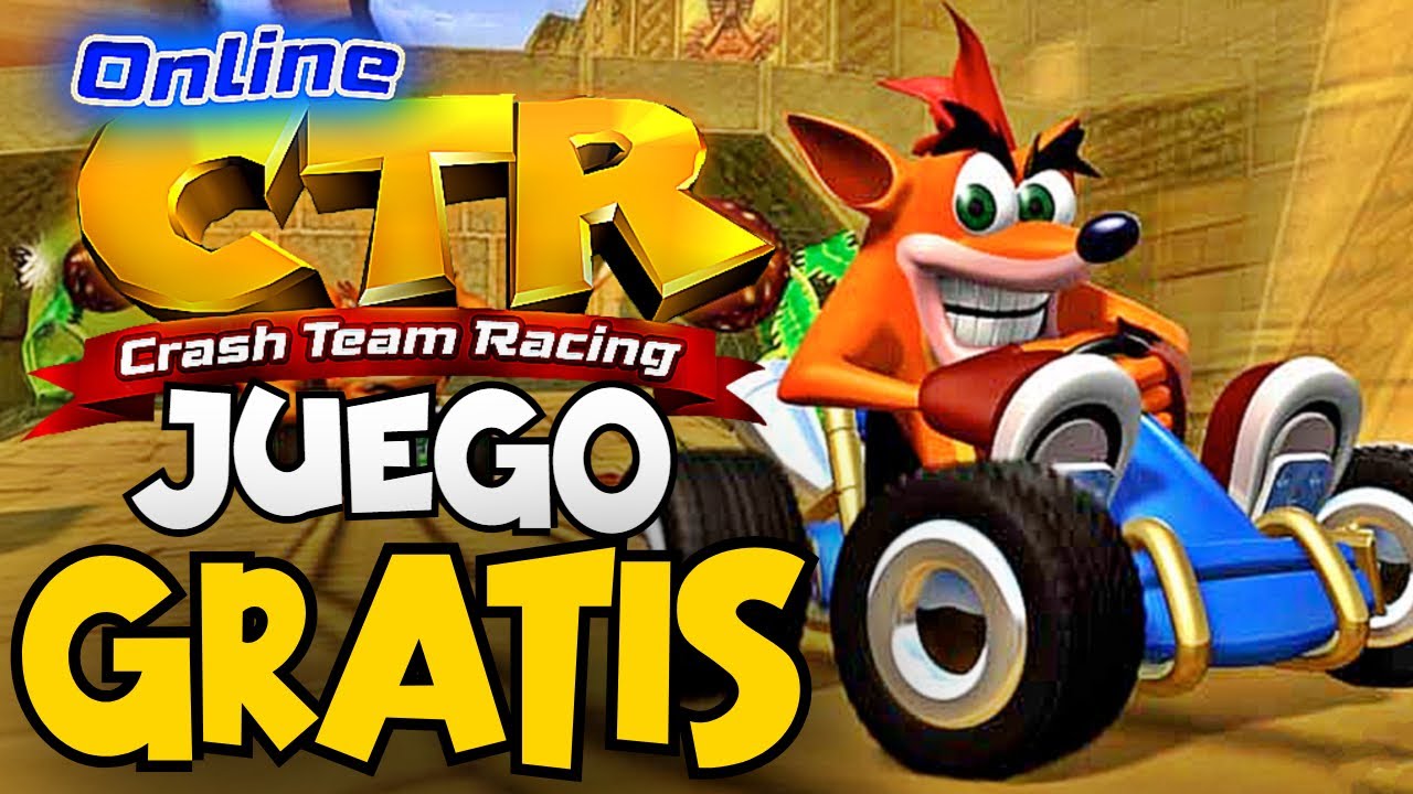JUEGO GRATIS CRASH TEAM RACING ONLINE en PC  ► Tutorial FACIL y SENCILLO [2025] 😼