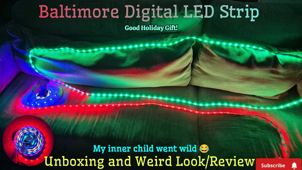 Распаковка и обзор светодиодной ленты Baltimore Digital. Очень хорошая RGB-лента! Любительский ка...