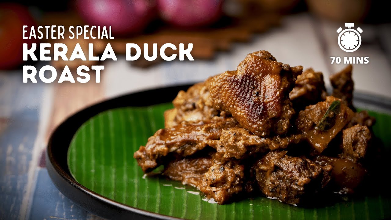 Kerala Duck Roast | Naadan Duck Roast | Easter Special | Kerala Recipes | Cookd