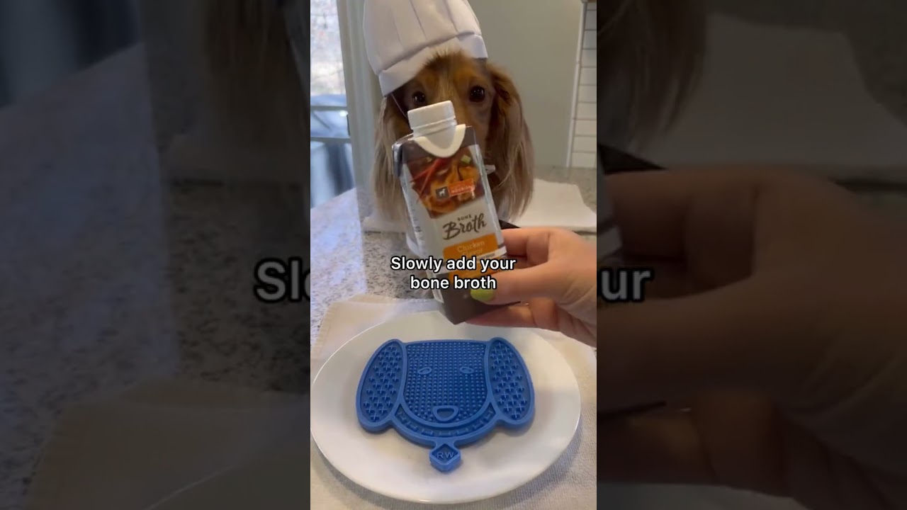 Bone broth lick mat recipe!