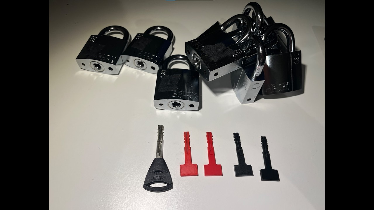 locksport: 3d printed keys for Abloy Sento, try 2