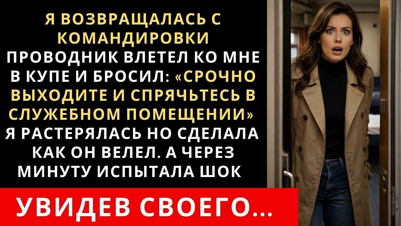 Я возвращалась с командировки когда проводник влетел ко мне и тихо сказал   Срочно спрячьтесь