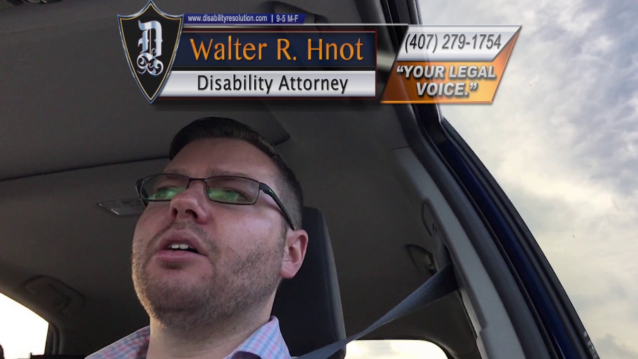 784: Question #2 of 20 most commonly asked questions for Disability Attorneys. Attorney Walter Hnot