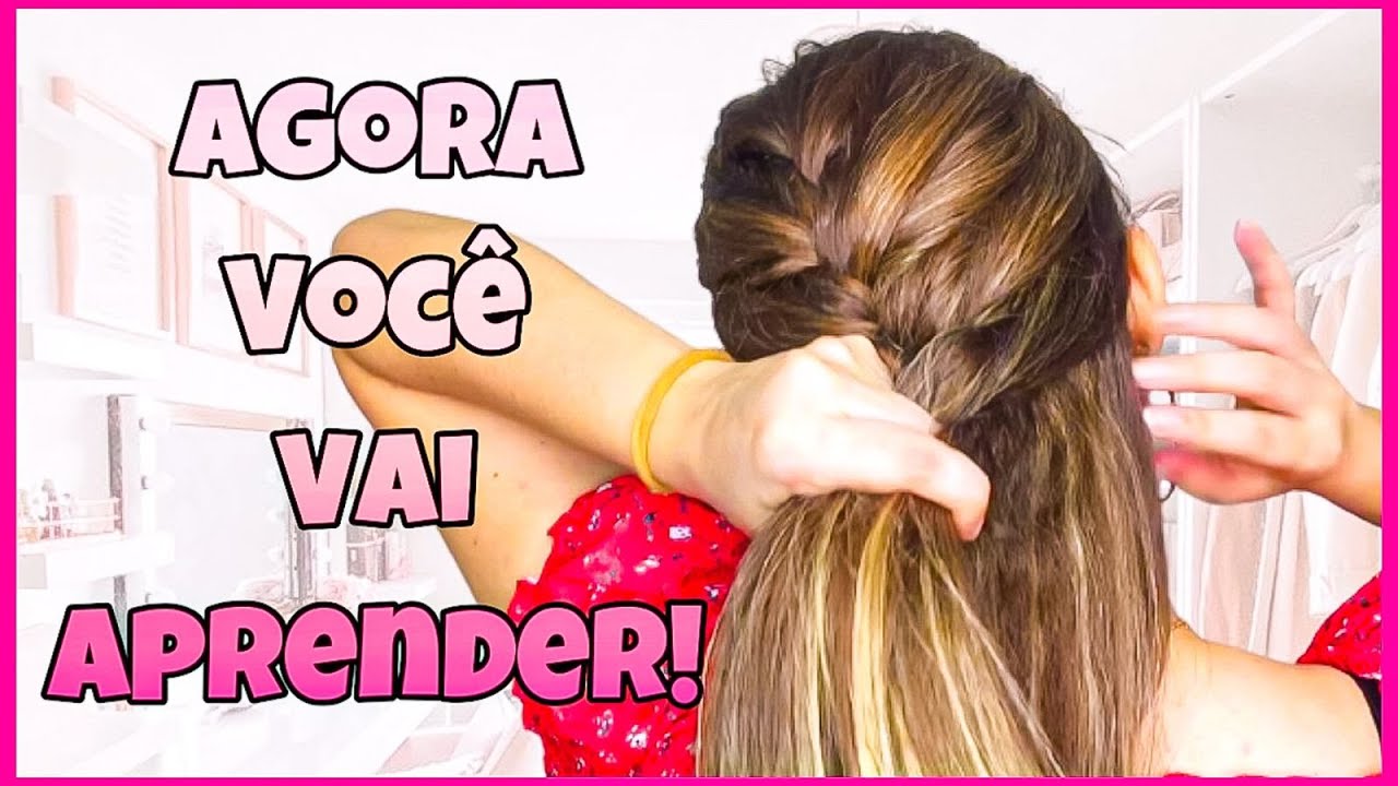 Como fazer TRANÇA EMBUTIDA / RAIZ sozinha